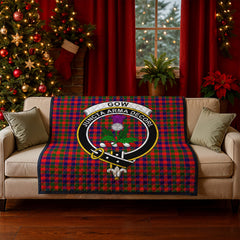Gow (of Skeoch) Tartan Crest Quilt