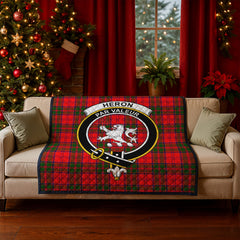 Heron Tartan Crest Quilt