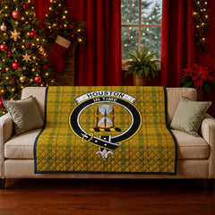 Houston Tartan Crest Quilt