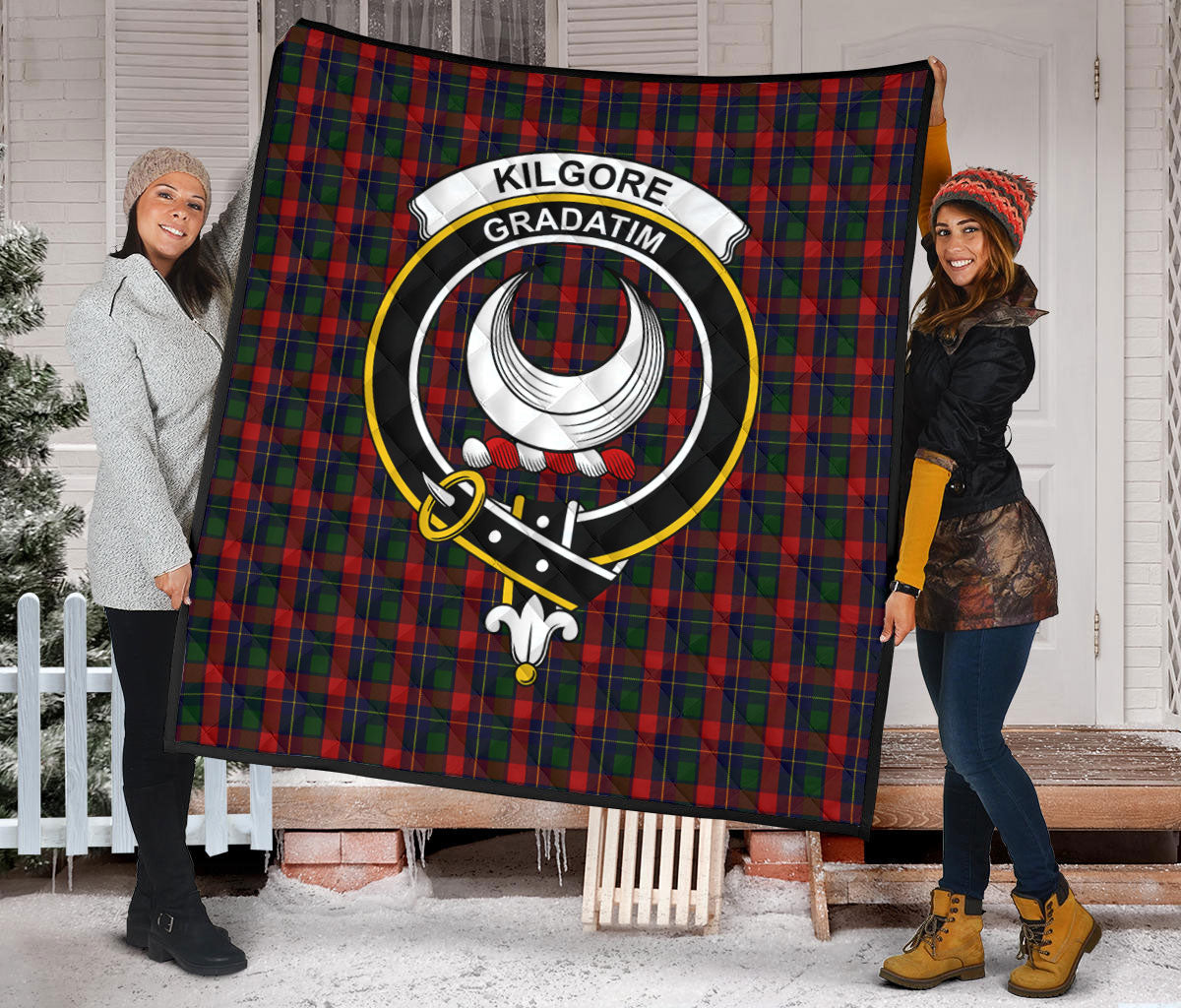 Kilgore Tartan Crest Quilt