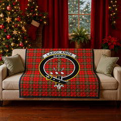 Langlands Tartan Crest Quilt