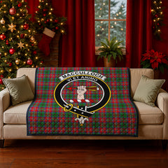 MacCulloch (McCulloch) Tartan Crest Quilt