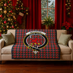 MacDuff Modern Tartan Crest Quilt