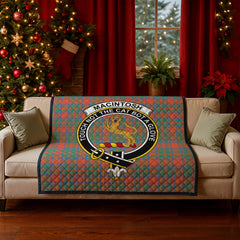 MacIntosh Ancient Tartan Crest Quilt