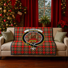 Makgill Tartan Crest Quilt