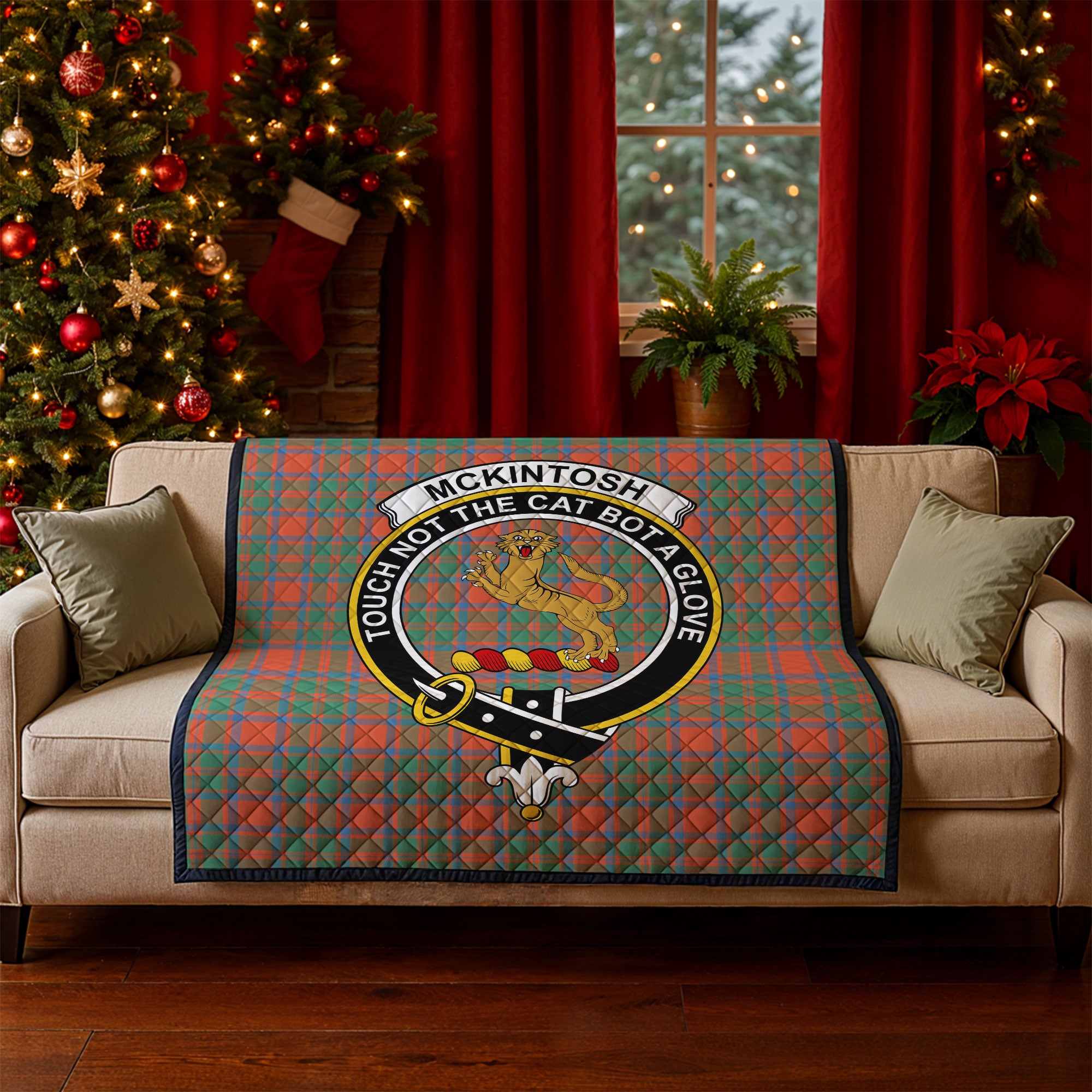 McKintosh Ancient Tartan Crest Quilt