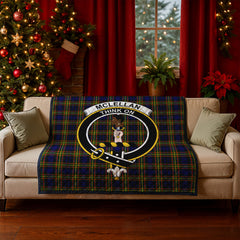 McLellan Modern Tartan Crest Quilt