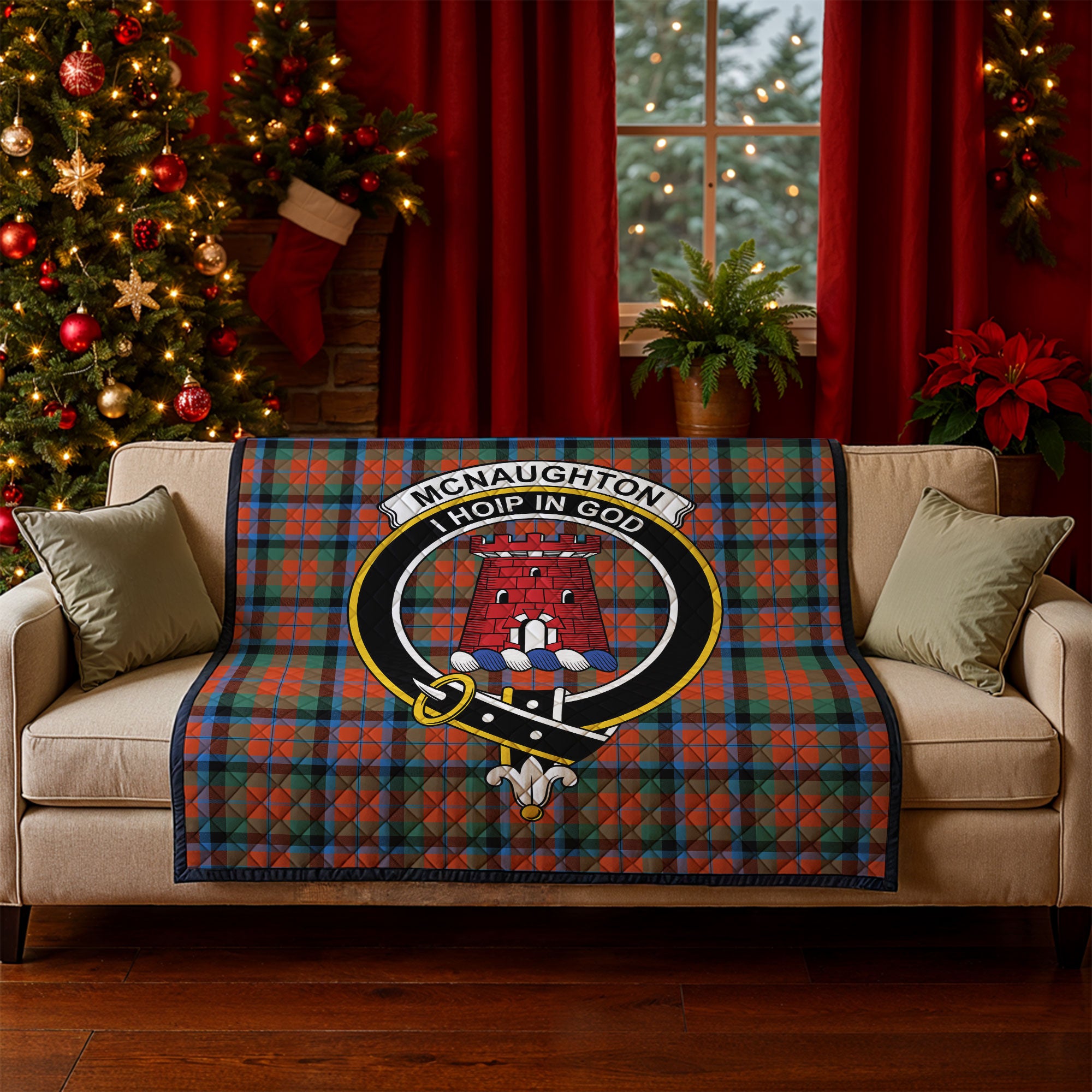 McNaughton Ancient Tartan Crest Quilt