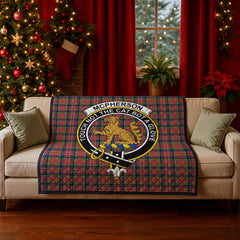 McPherson Ancient Tartan Crest Quilt