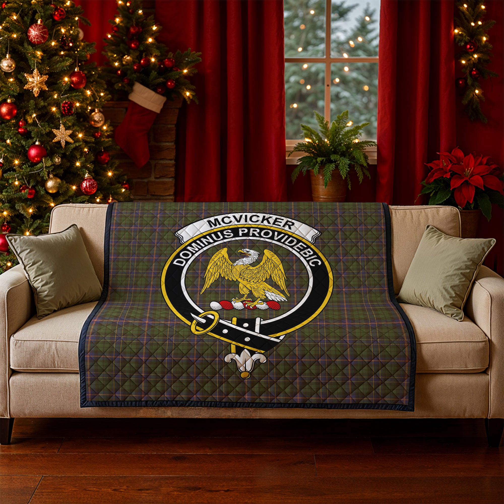 McVicker Tartan Crest Quilt