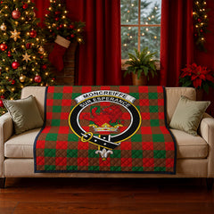 Moncreiffe (or Moncreiff) Tartan Crest Quilt