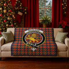 Nicolson Ancient Tartan Crest Quilt