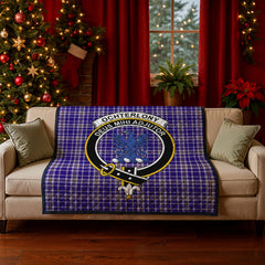 Ochterlony Tartan Crest Quilt