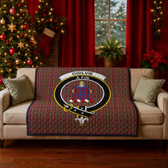 Ogilvie Tartan Crest Quilt