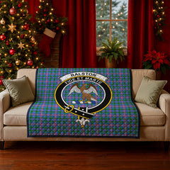 Ralston Tartan Crest Quilt