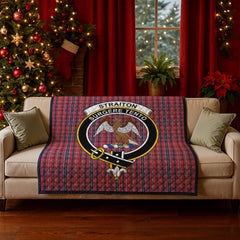 Straiton Tartan Crest Quilt