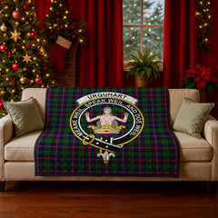 Urquhart Modern Tartan Crest Quilt