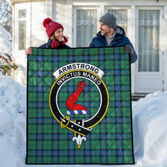 Armstrong Ancient Tartan Crest Quilt