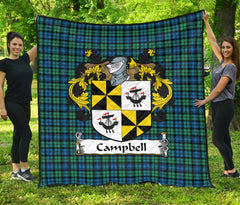 Campbell Ancient 01 Tartan Coat of Arms Quilt