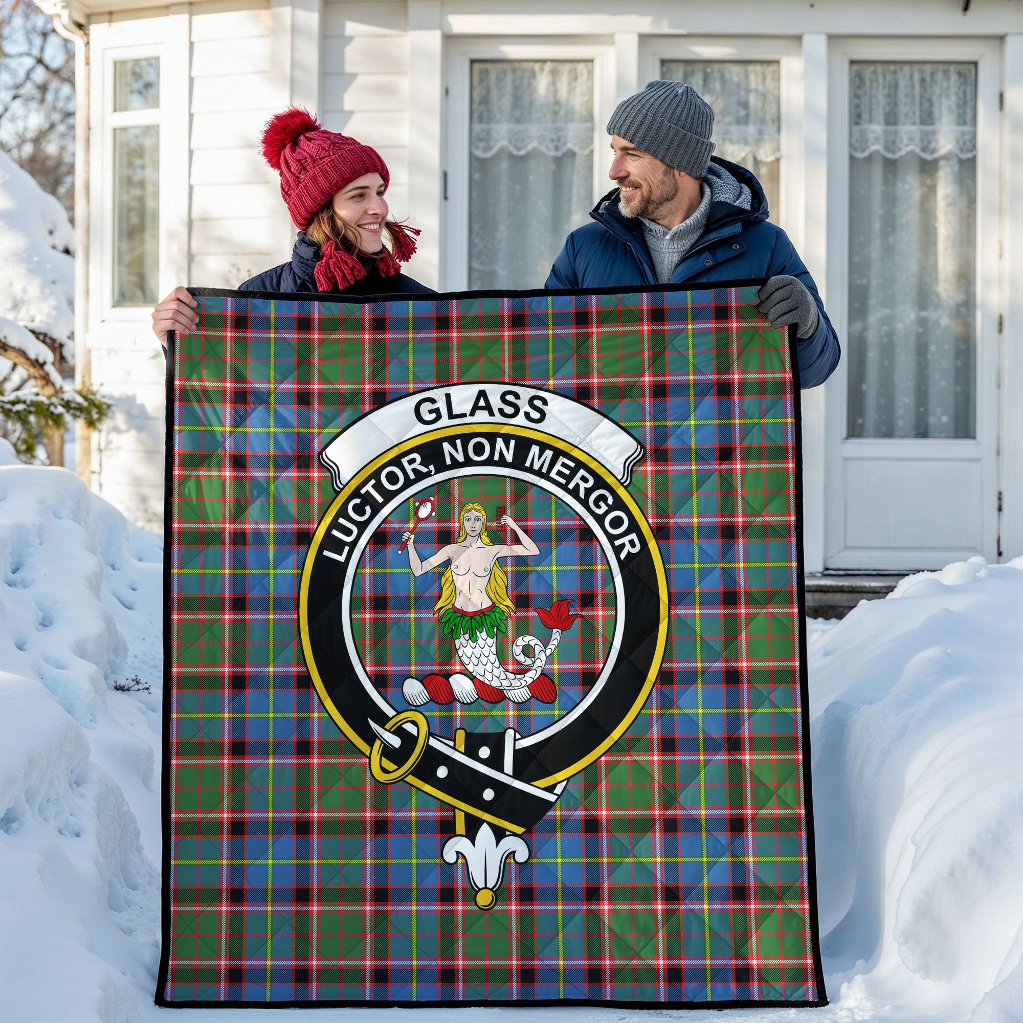 Glass Tartan Crest Quilt