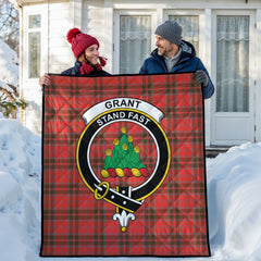 Grant Weathered  Tartan Crest Quilt