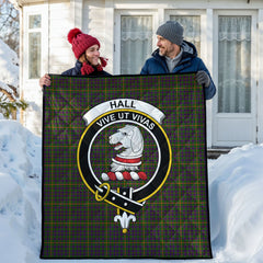 Hall Tartan Crest Quilt