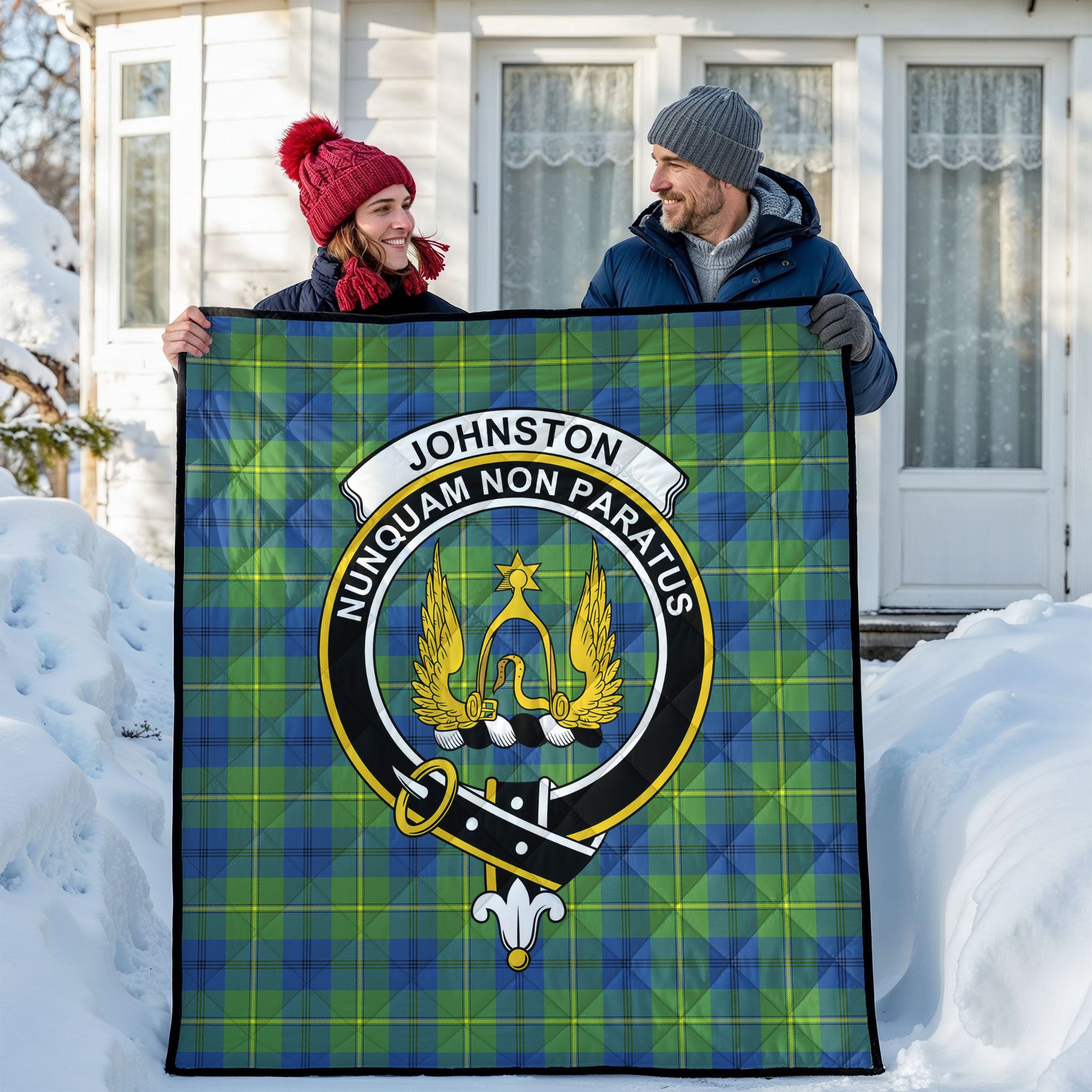 Johnston Ancient Tartan Crest Quilt