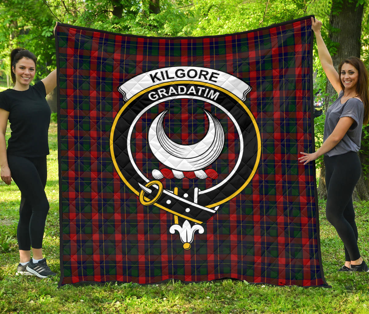 Kilgore Tartan Crest Quilt