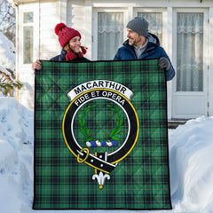 MacArthur Ancient Tartan Crest Quilt