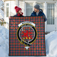 MacDuff Ancient Tartan Crest Quilt