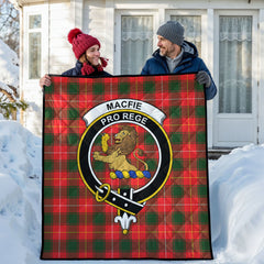 MacFie Tartan Crest Quilt