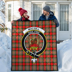 MacGill Modern Tartan Crest Quilt