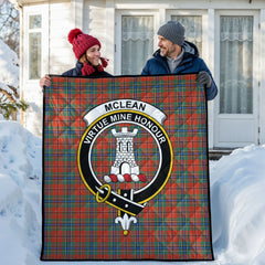 McLean of Duart Ancient Tartan Crest Quilt