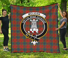 McLean of Duart Ancient Tartan Crest Quilt