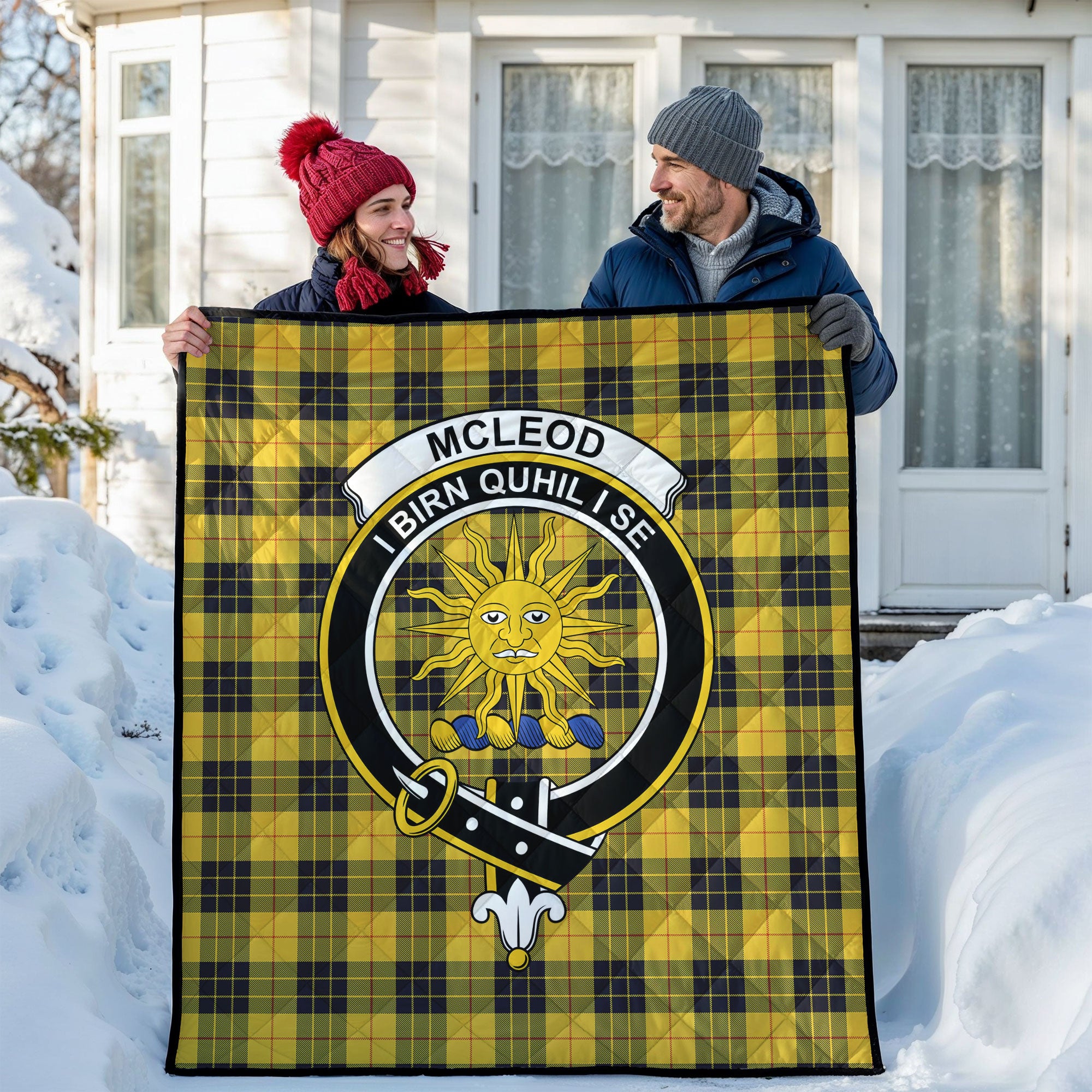 McLeod of Lewis Ancient Tartan Crest Quilt