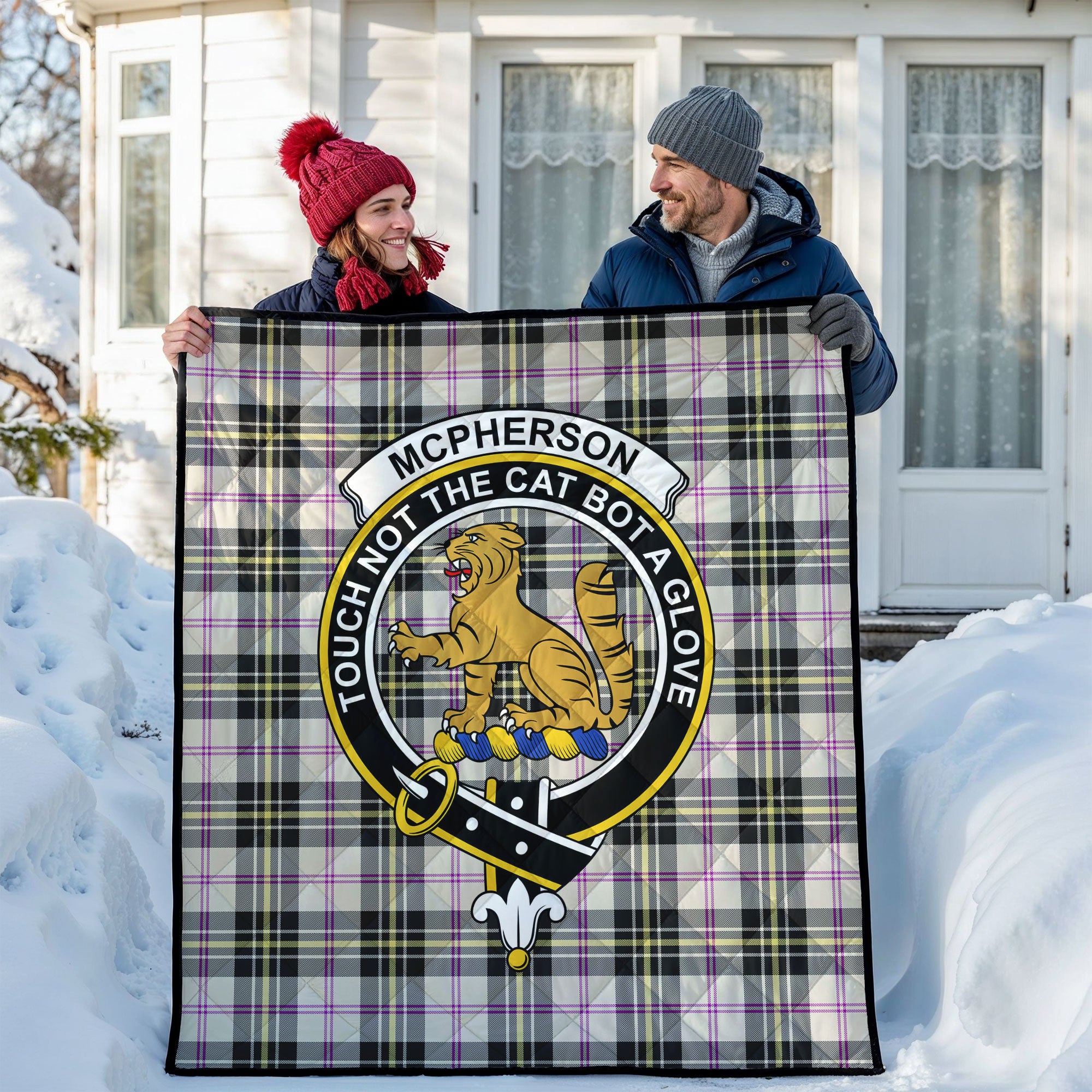 McPherson Dress Ancient Tartan Crest Quilt