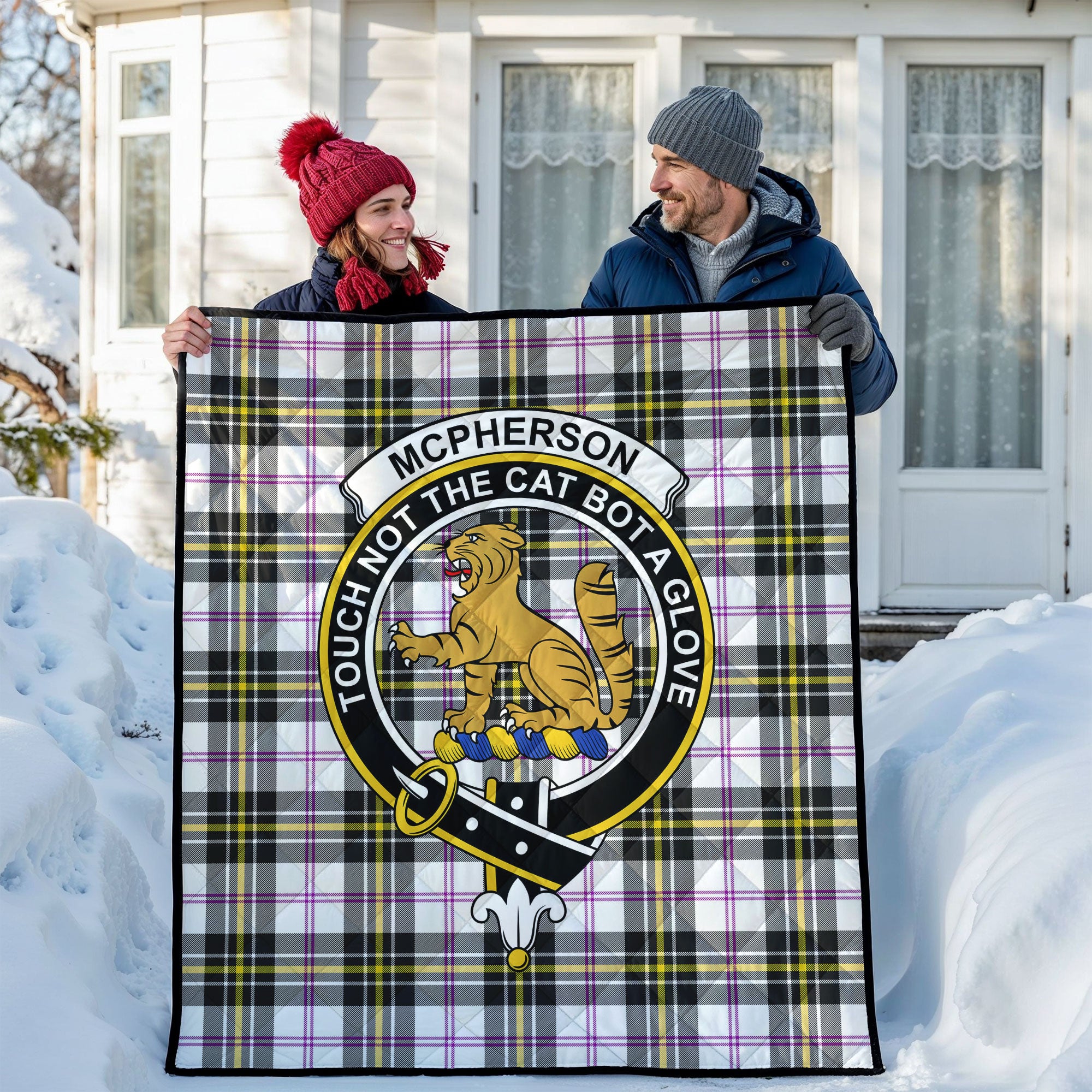 McPherson Dress Modern Tartan Crest Quilt