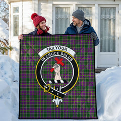 Tailyour (or Taylor) Tartan Crest Quilt