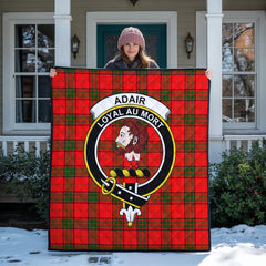 Adair Modern Tartan Crest Quilt