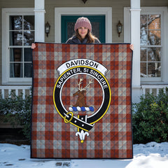Davidson Dress Dancers Tartan Crest Quilt