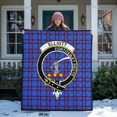 Elliott Modern Tartan Crest Quilt