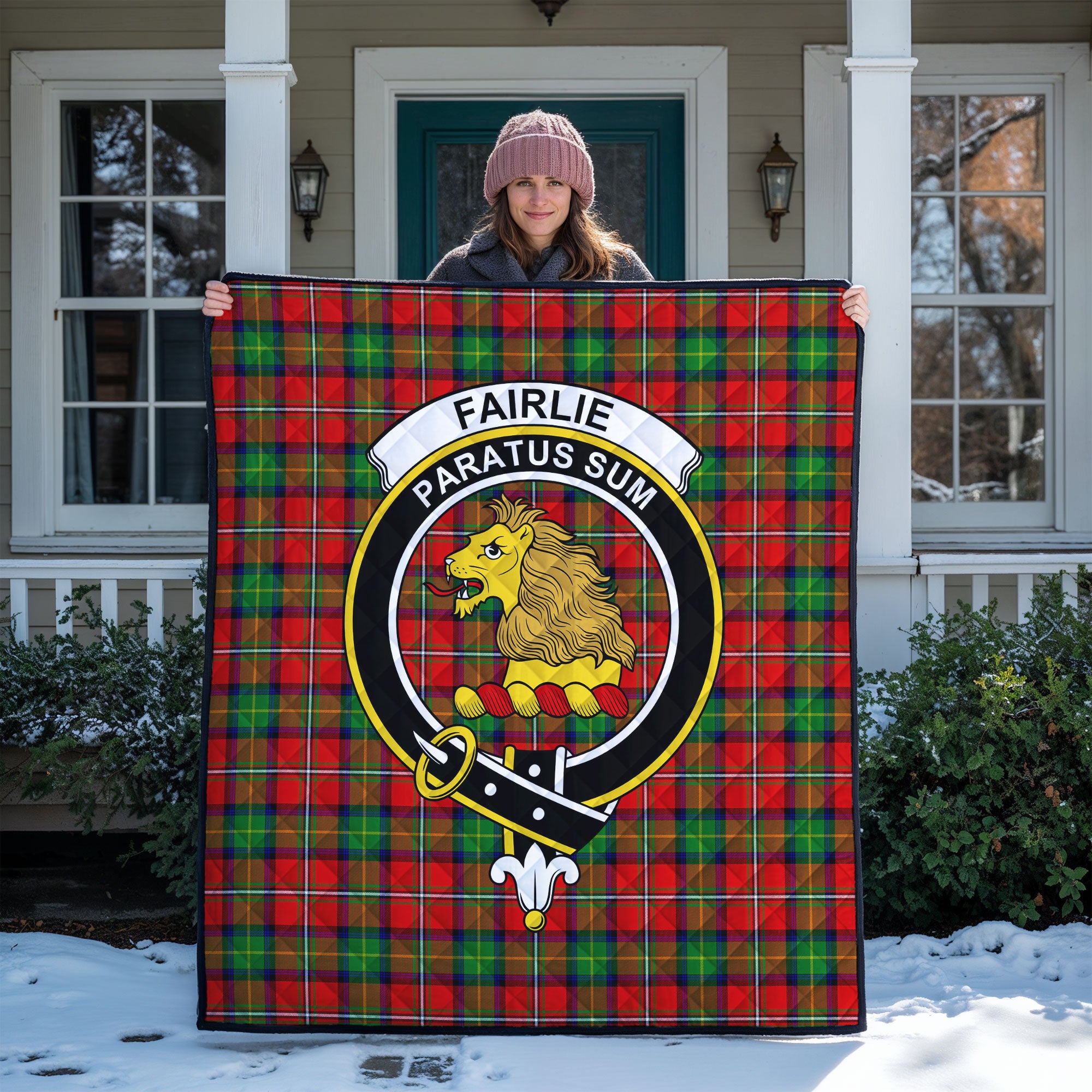 Fairlie Tartan Crest Quilt