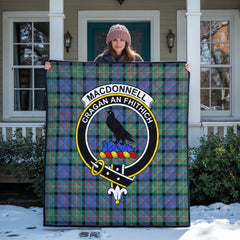 MacDonnell of Glengarry Ancient Tartan Crest Quilt