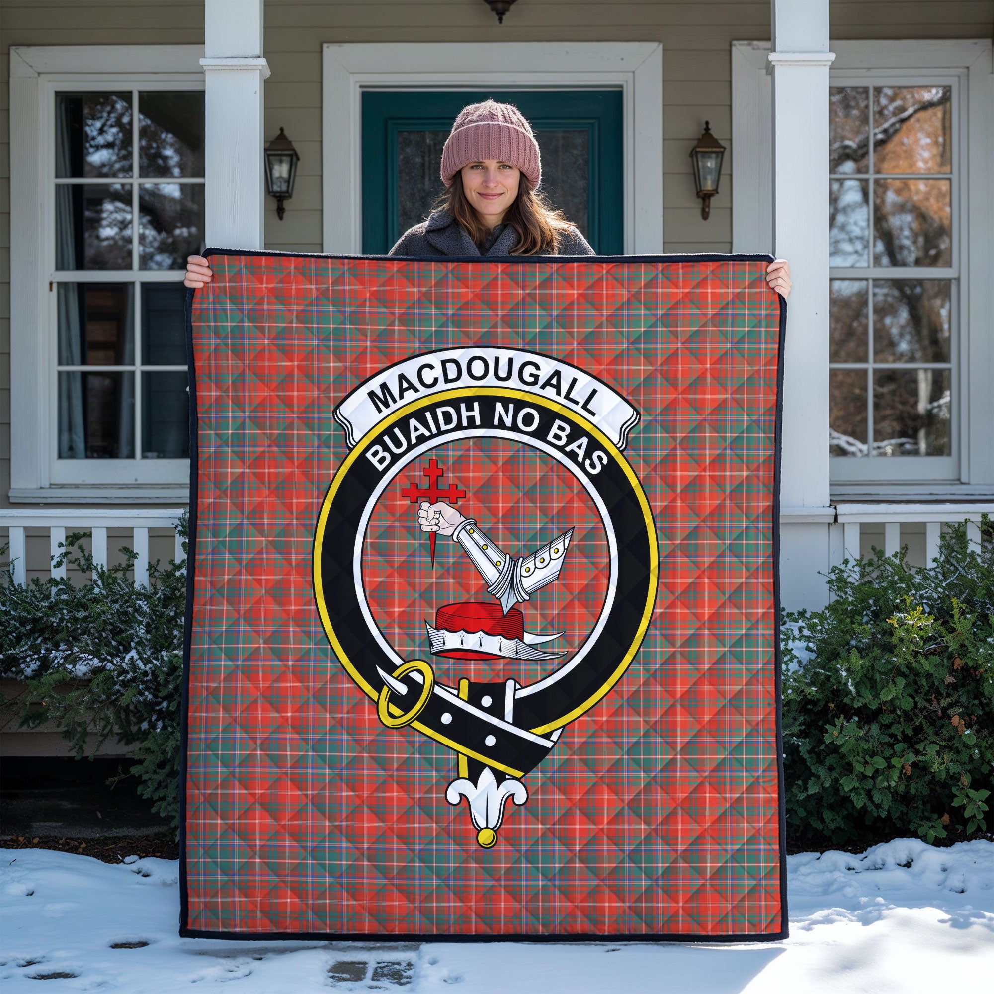 MacDougall Ancient Tartan Crest Quilt