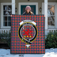 MacDuff Ancient Tartan Crest Quilt