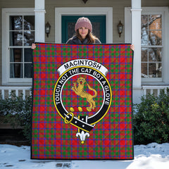 MacIntosh Modern Tartan Crest Quilt