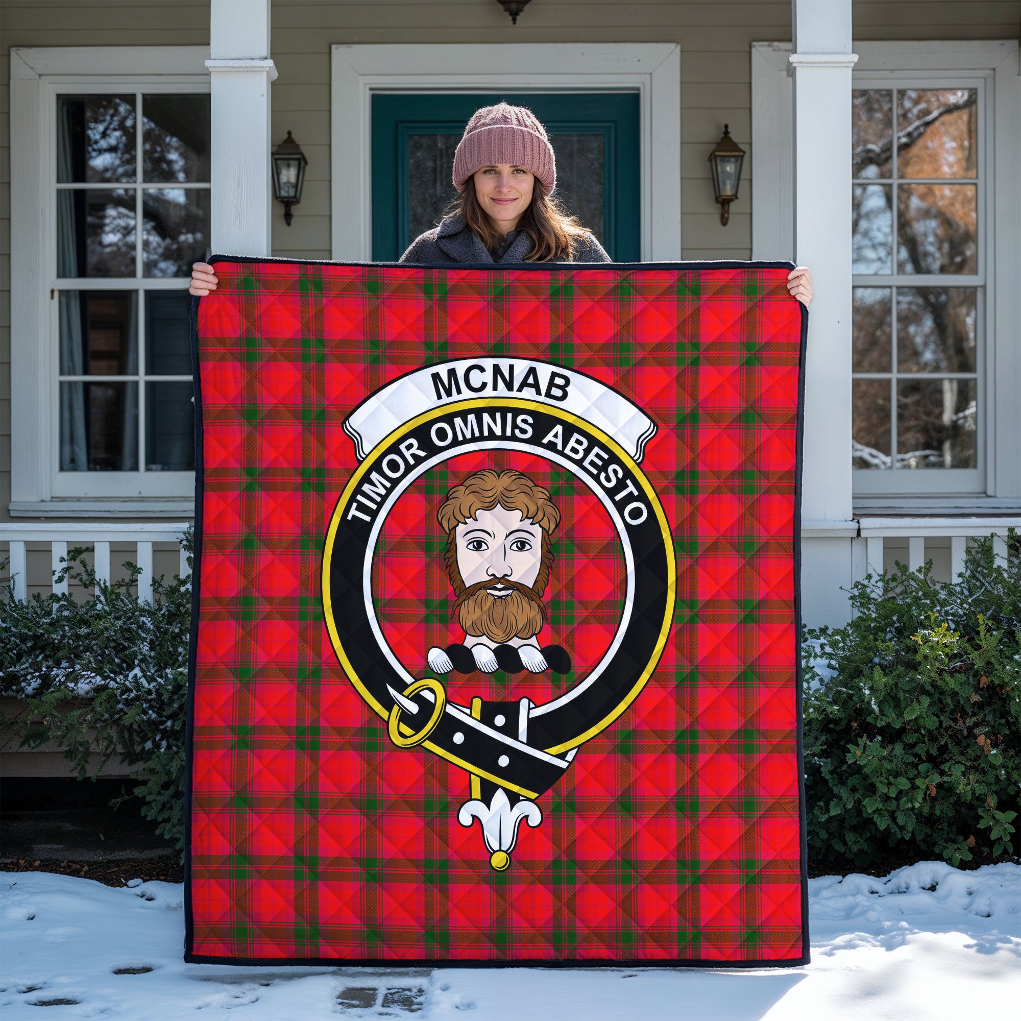 McNab Modern Tartan Crest Quilt