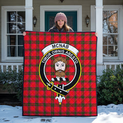 McNab Modern Tartan Crest Quilt