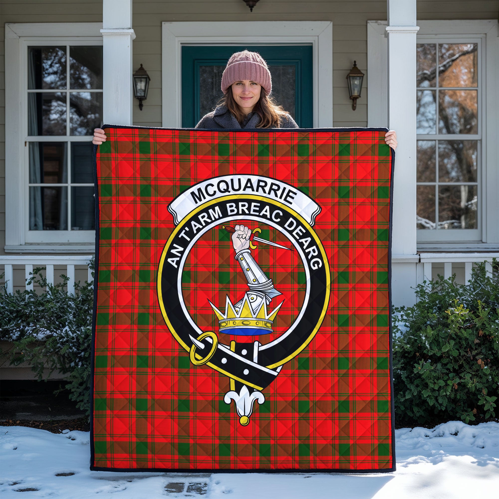 McQuarrie Tartan Crest Quilt