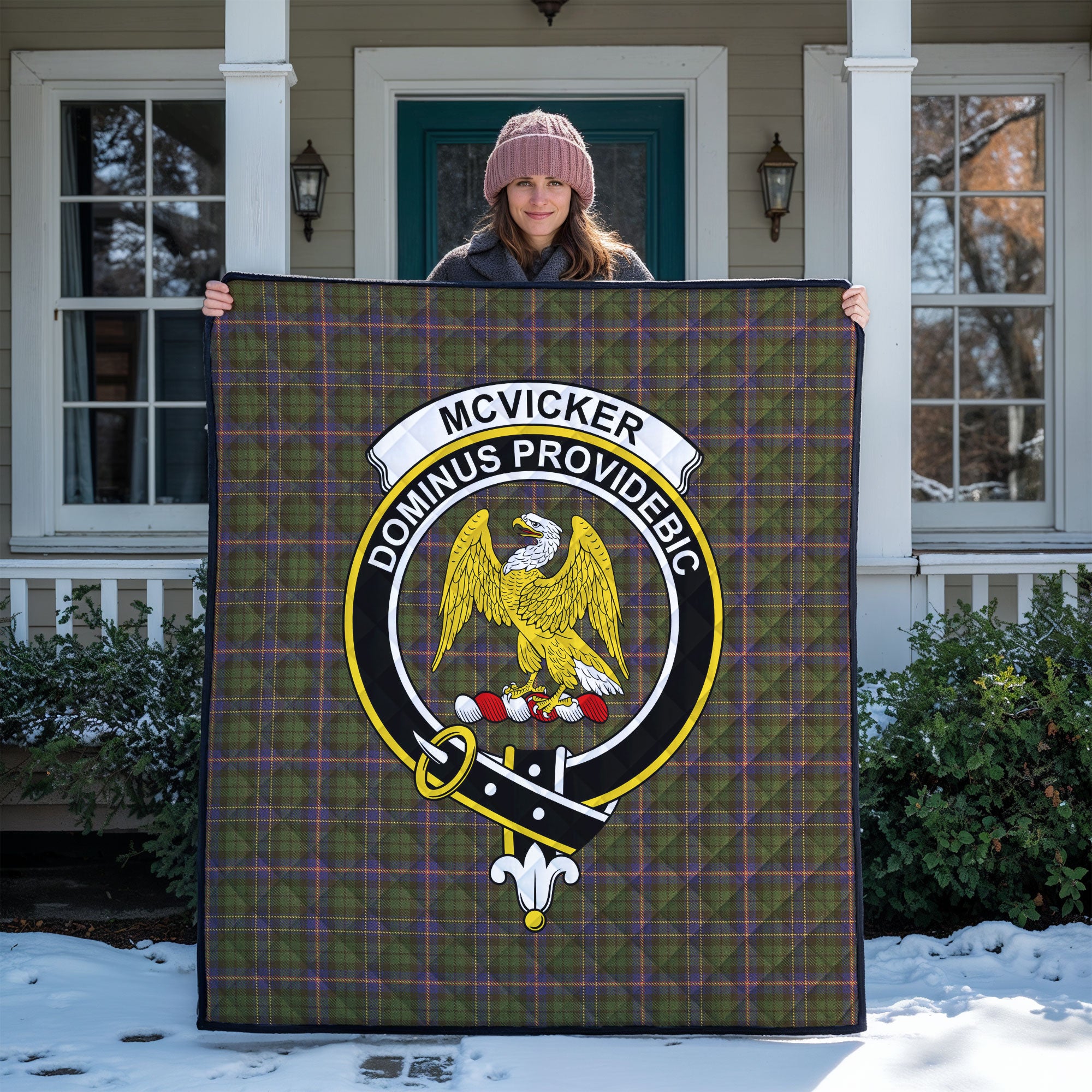 McVicker Tartan Crest Quilt